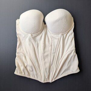 Jezebel Bridal Bustier Corset in Ivory